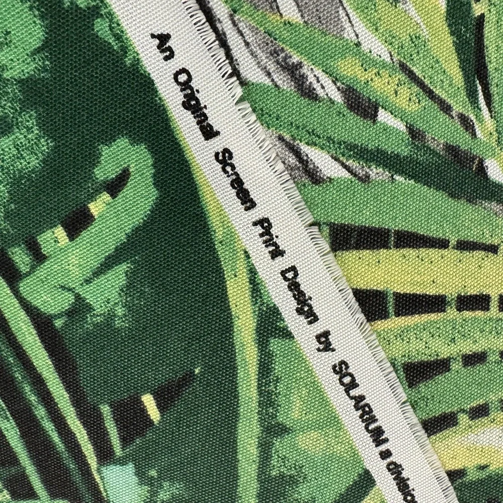 Richloom Solarium Fabric Outdoor Floral Animal Zebra Leopard Tiger Palms Safari